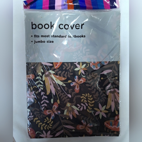 4Pcs Stretchable Fabric Book Cover Include Jumbo Book Sox - Picture 4 of 10